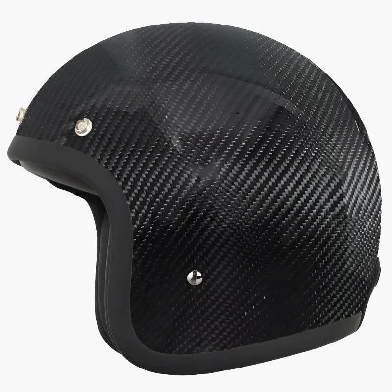 3/4 OPEN FACE 3K CARBON FIBER HELMET HALE