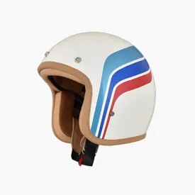 3/4 OPEN FACE CALFSKIN EDGE HELMET HALE