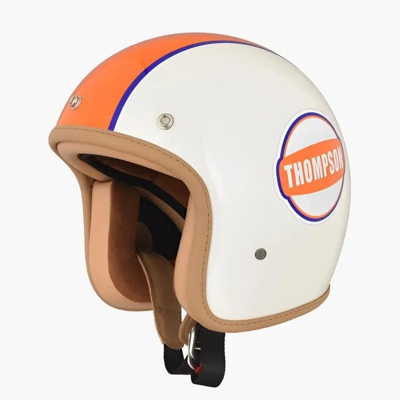 3/4 OPEN FACE CALFSKIN EDGE HELMET HALE