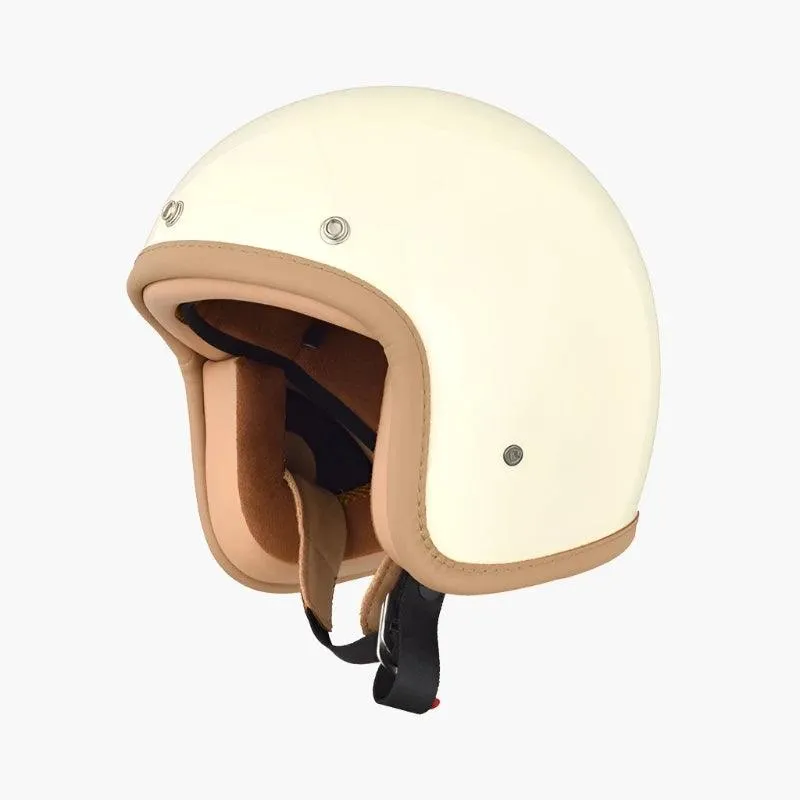 3/4 OPEN FACE CALFSKIN EDGE HELMET HALE