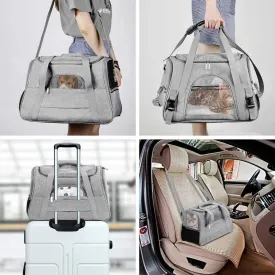 Anniepaw Portable Breathable Cat Dog Carrier Bag with High-Quality Zipper