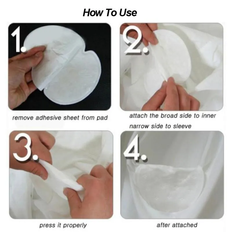 Armpit Sweat Absorbing Pads-Disposable, Free shipping