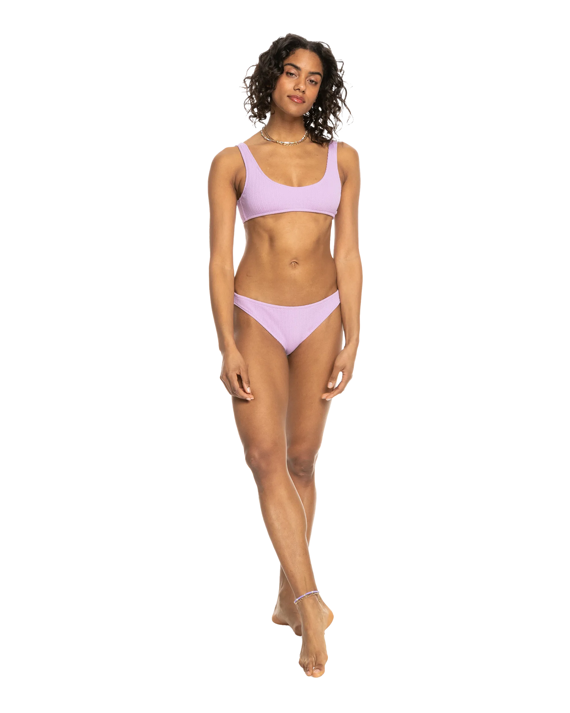 Aruba Bikini Bottoms in Crocus Petal