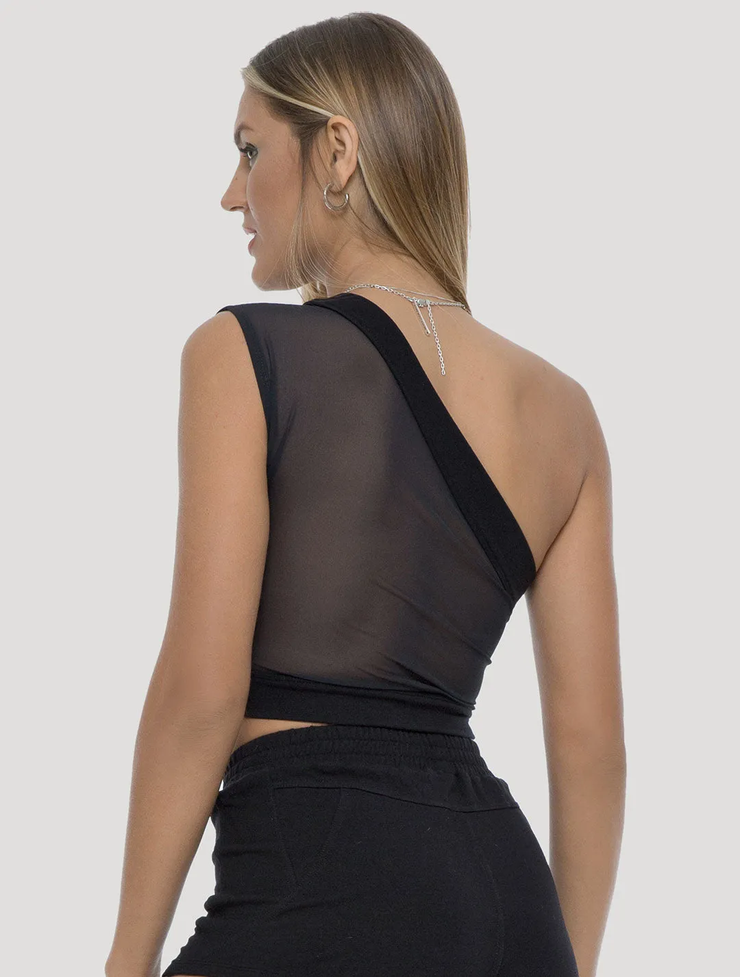 Bindi One-shoulder Crop Top