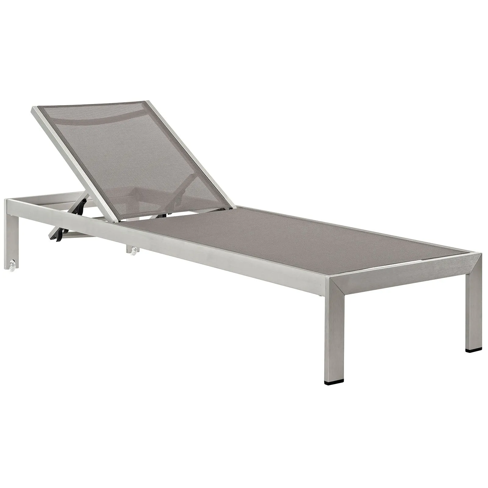 Coast Outdoor Patio Aluminum Mesh Chaise