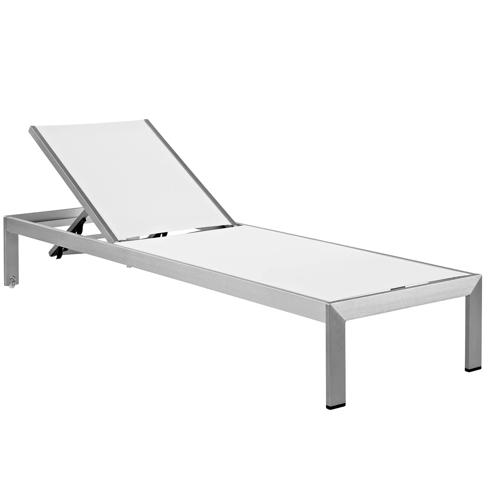 Coast Outdoor Patio Aluminum Mesh Chaise