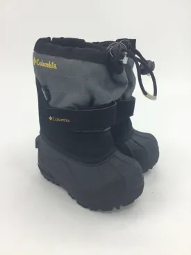 Columbia Child Size 6 Toddler Black Rain/Snow Boots