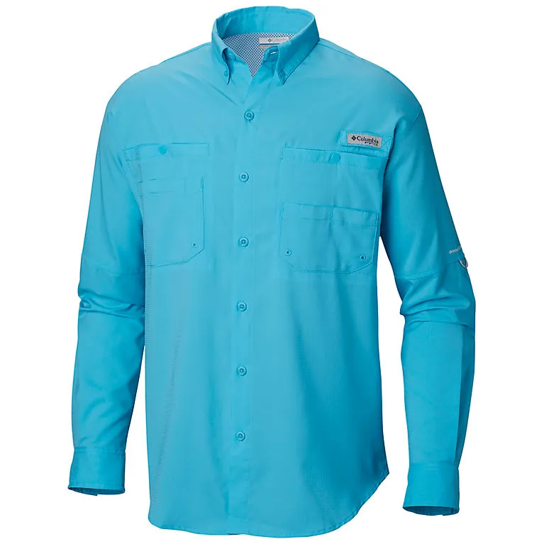 Columbia Mens PFG Tamiami II Long Sleeve Button Down Shirt