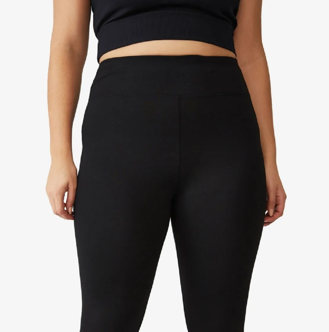 COTTON ON Women's Active Highwaist Core Full Length Tight Pants Black