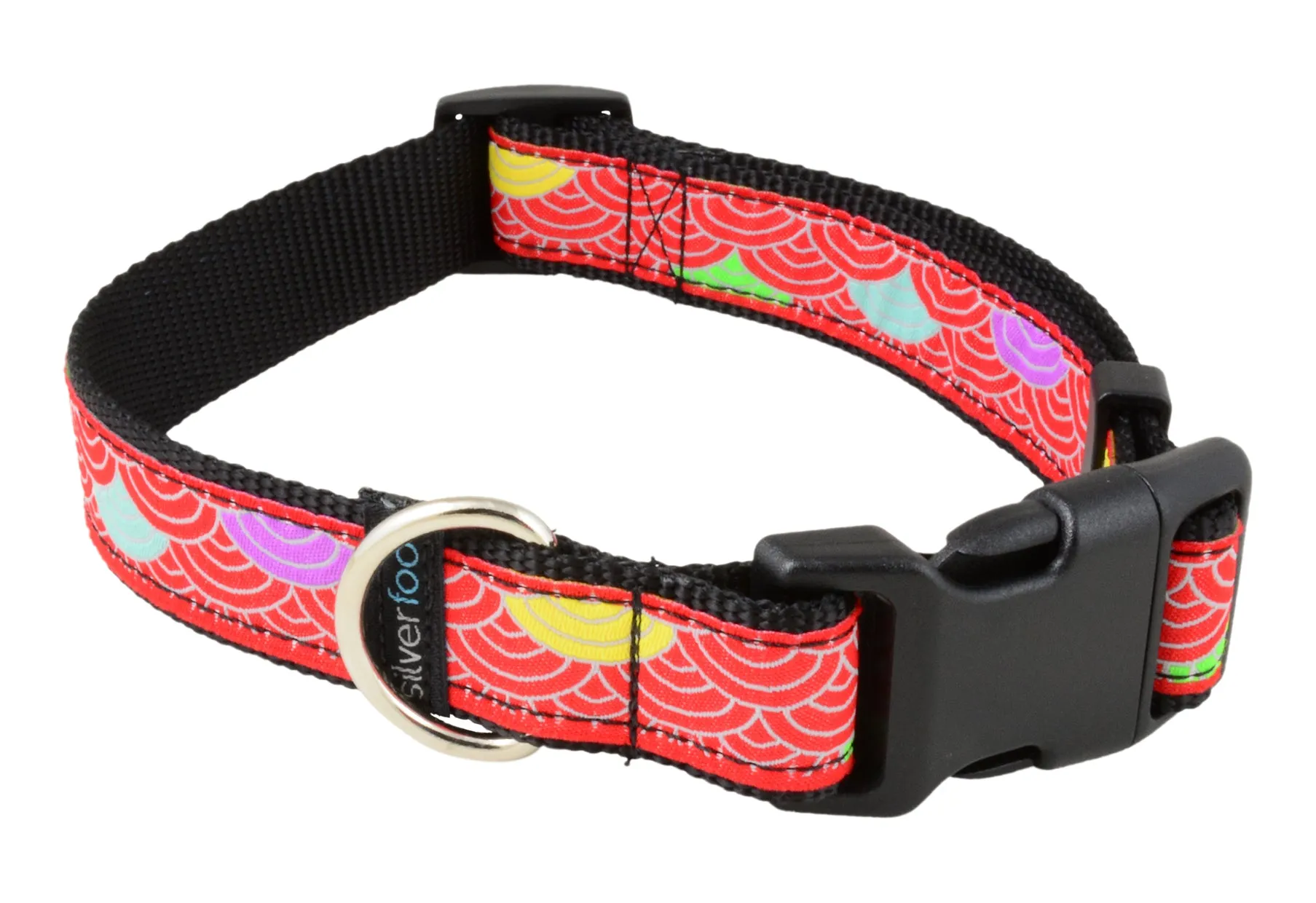 Dog Clip Collar - Samasara Red