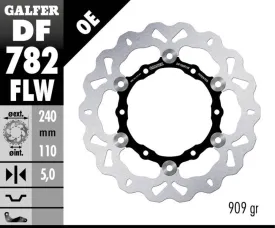 Galfer 240mm Rear Floating Wave Rotor KTM 690/950/990 SMC/ADV/S 2004-2012