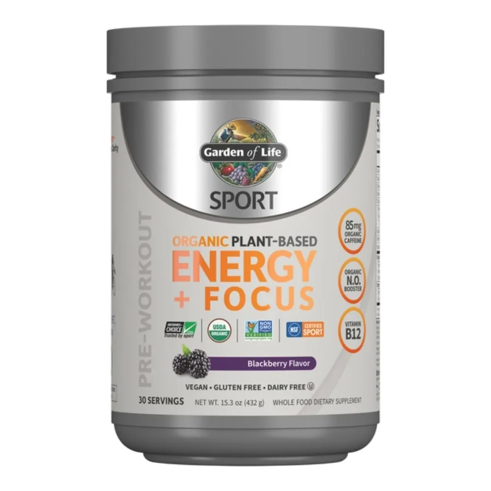 Garden of Life Organic Plant-Based Energy   Focus 30 Servings