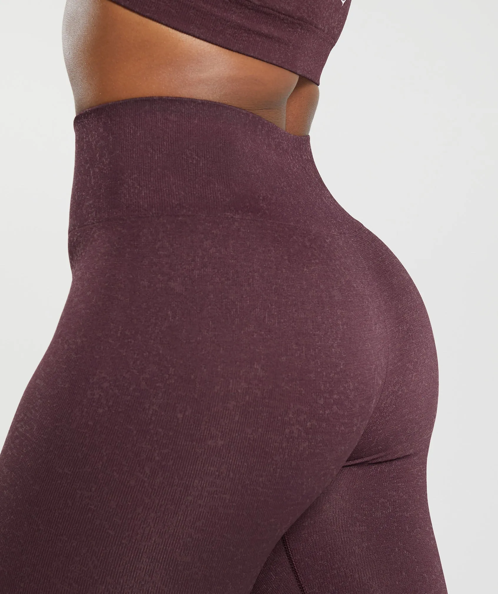 Gymshark Adapt Fleck Seamless Leggings - Depth Purple/ Steel Purple