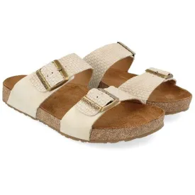 HAFLINGER Unisex Andrea Sandal, Verotrenza Hielo, 8 Men -10 Women