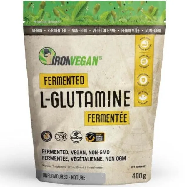 Iron Vegan Fermented L-Glutamine Unflavoured 400g Powder