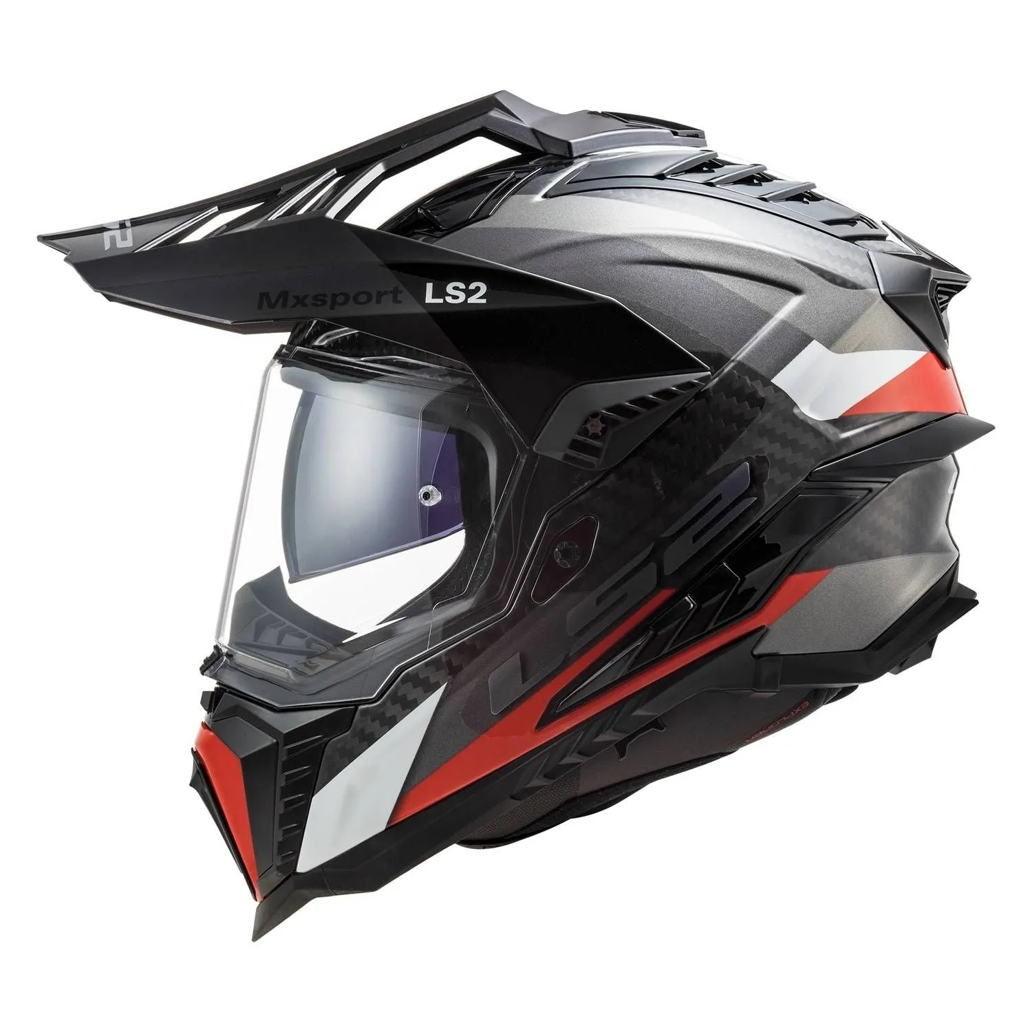 Ls2 Mx701 C Explorer Frontier Adventure Helmet G.Titanium Red-06