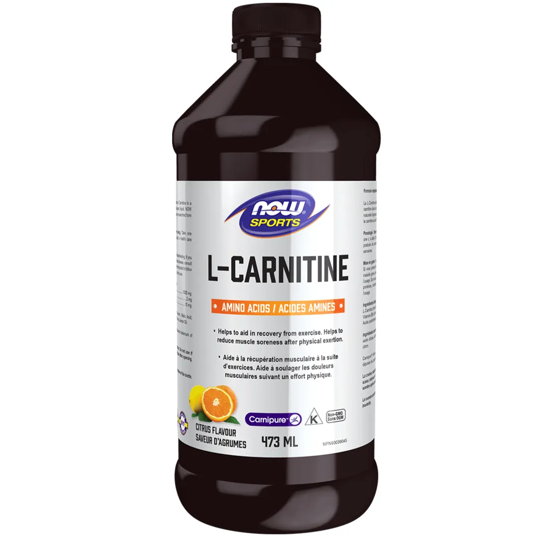 NOW Sports L-Carnitine Citrus 473mL