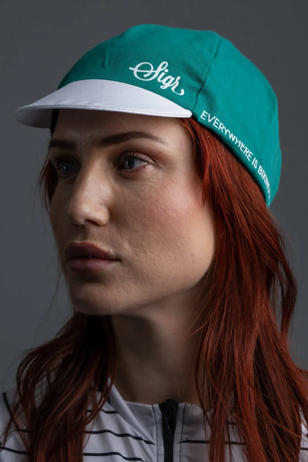 Pilfink Green Cycling Cap