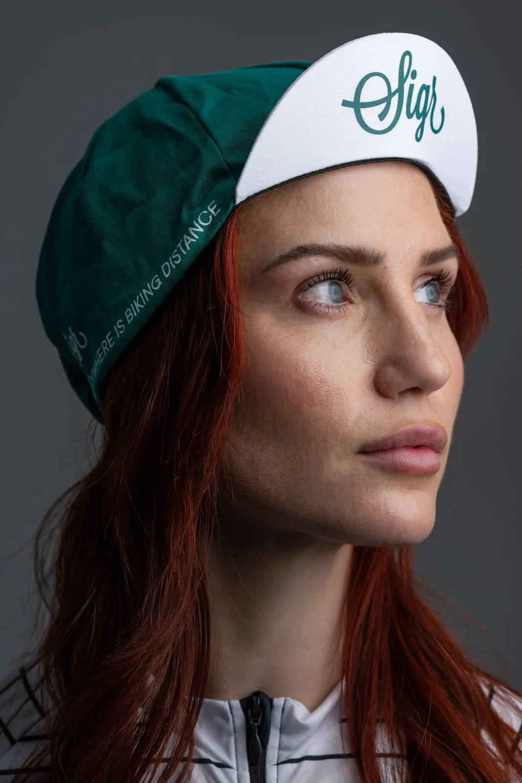 Pilfink Green Cycling Cap