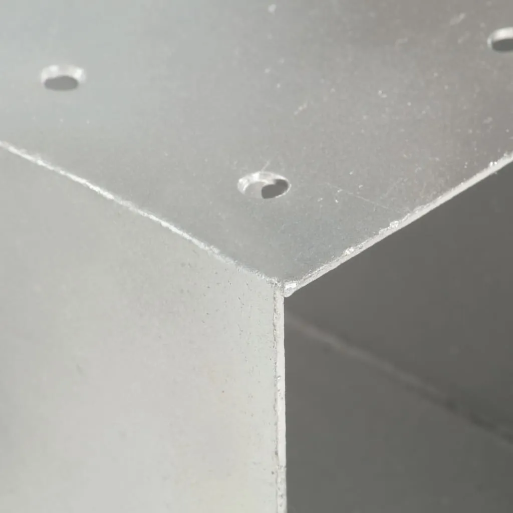 Post Connector Y Shape Galvanised Metal 91x91 mm