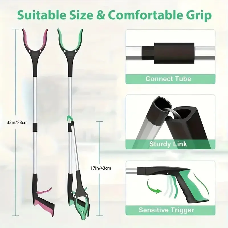 Premium Foldable Grabbing Tool GREEN