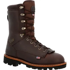 Rocky Mens Brown Leather Elk Stalker WP Hunting Boots