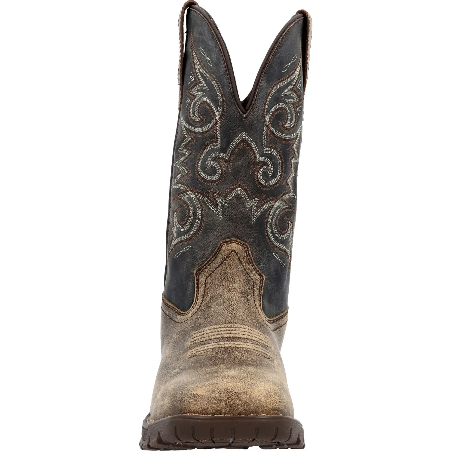 Rocky Mens Brown Leather WP Legacy 32 Cowboy Boots