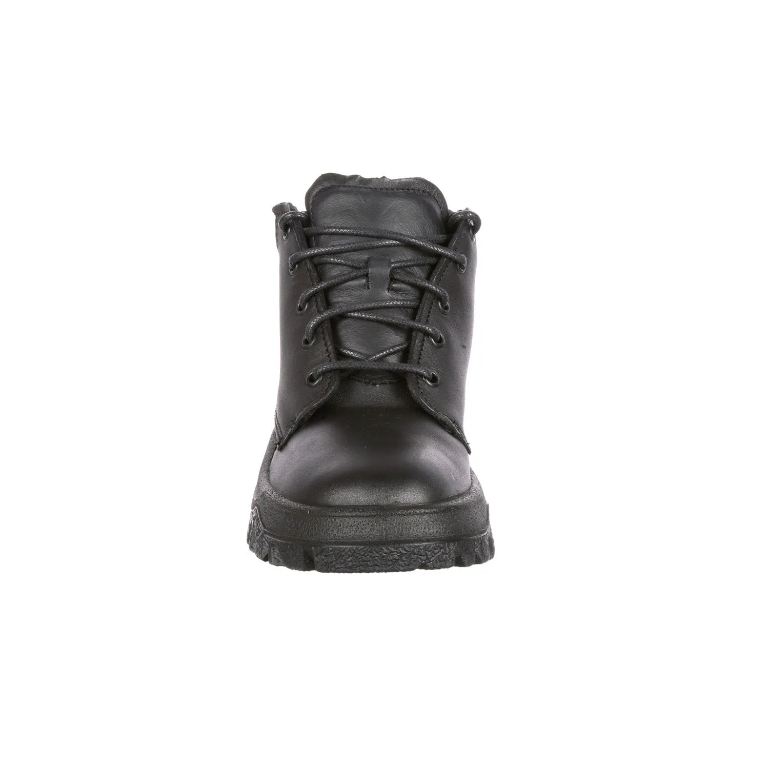 Rocky Womens Black Leather TMC Public Service Chukka Boots