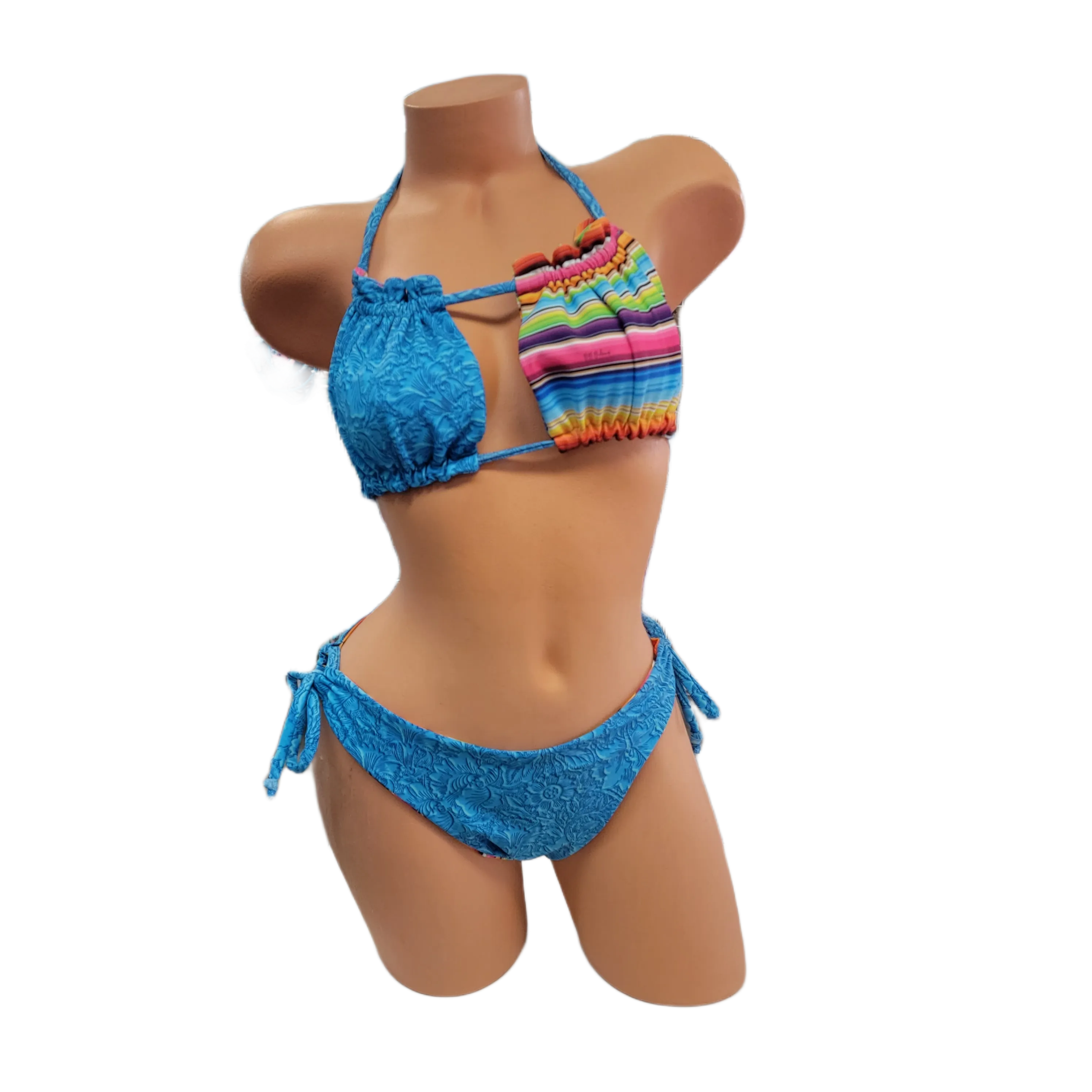 Serape Blue Zoey Bottoms