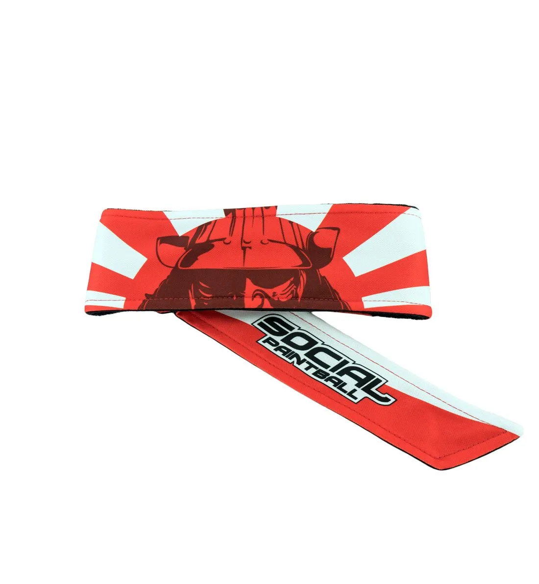 Social Paintball Grit Deluxe Long Tie Headband - Rising Sun