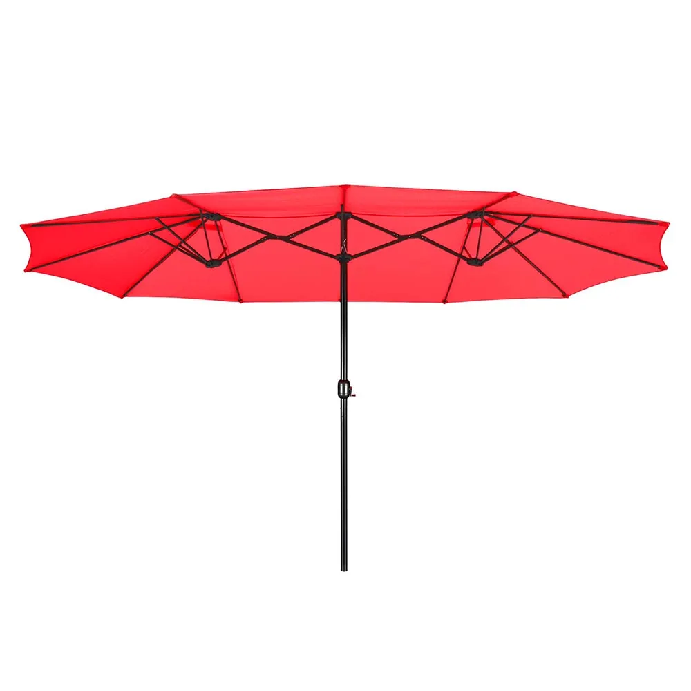 TheLAShop 15'x9' Rectangular Patio Umbrella Color Options