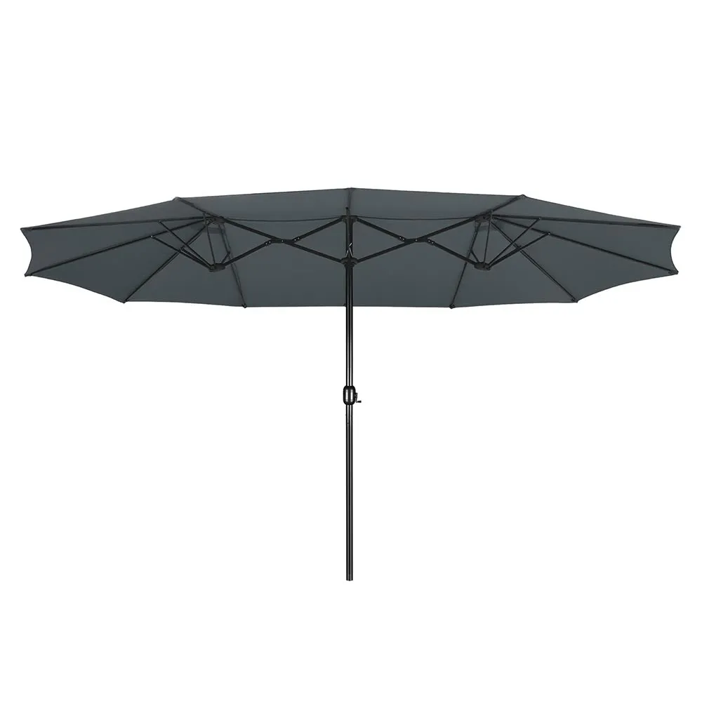 TheLAShop 15'x9' Rectangular Patio Umbrella Color Options