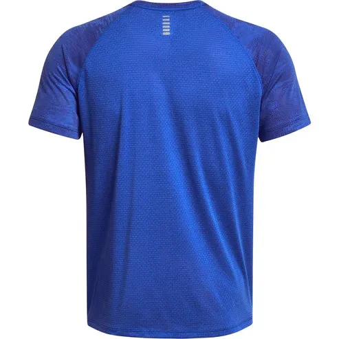 Under Armour Streaker Camo T-Shirt - Royal Blue