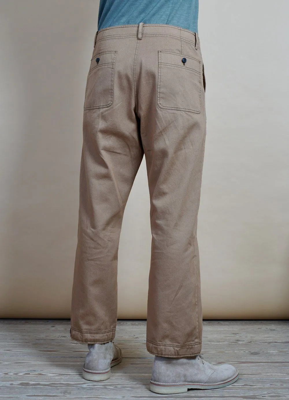 VILLE | Loose Fit Trousers | Cardboard