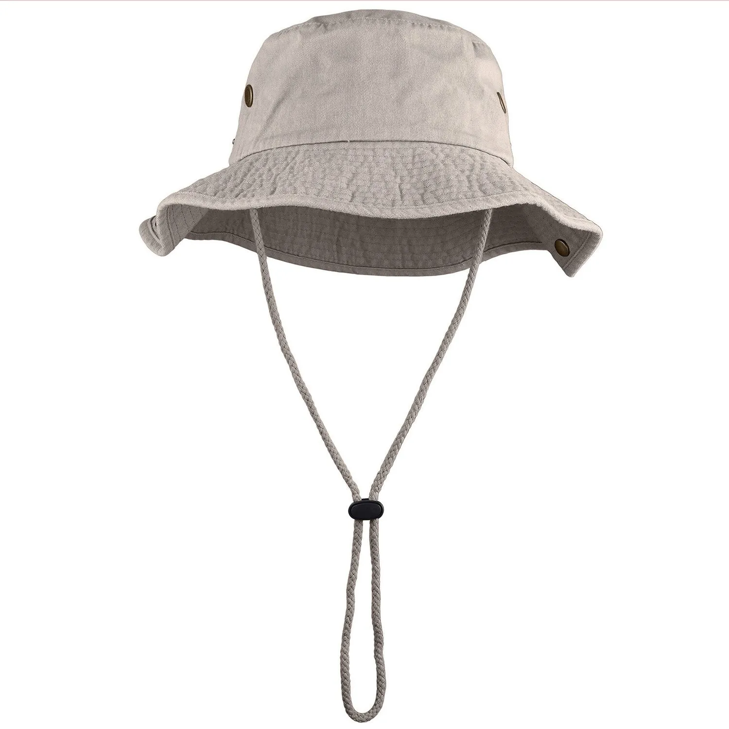 Wide Brim Boonie Hat - Grey