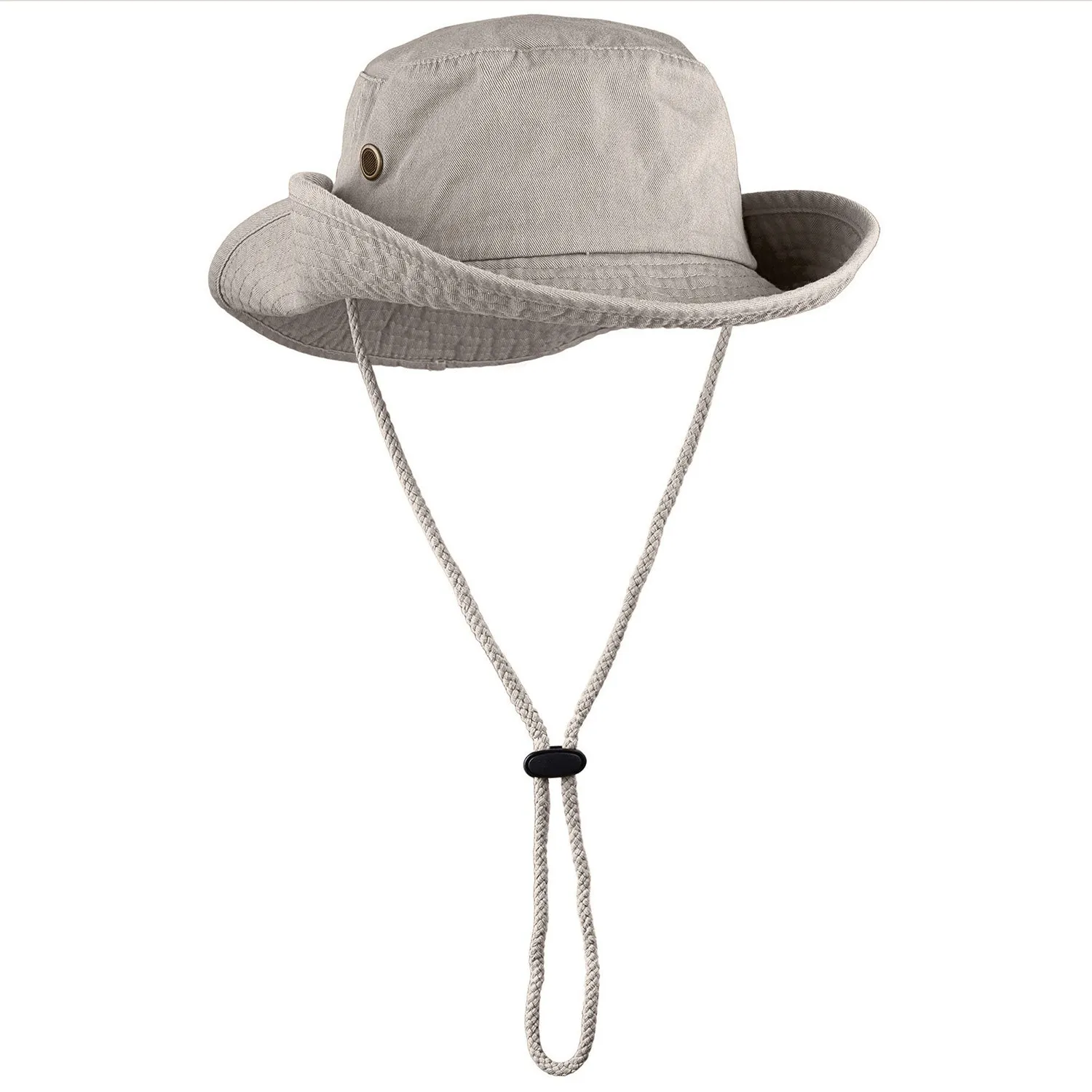 Wide Brim Boonie Hat - Grey